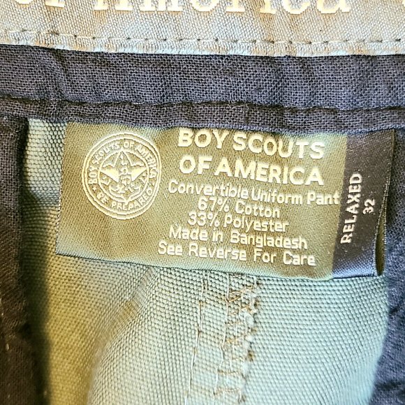 Vintage Boy Scouts of America Pants - Size Relaxed 32 - Made in Bangladesh - Picture 8 of 11